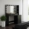 Homeroots 46" Black Wood Lighted Two Drawer Dresser 714256 - alternate 4