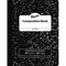 Pacon Composition Book, Black Marble, 3/8in. Ruled w/Margin, 60 Sheets Per Book, 12PK MMK37118 - alternate 1