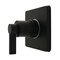 Kingston Brass Single-Handle Six-Way Diverter Valve with Square Trim Kit, Matte Black KS4040NDL - alternate 1