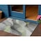Homeroots 3' X 5' Artichoke Green Gray And Silver Abstract Washable Indoor Outdoor Area Rug 616748 - alternate 1