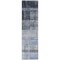 Homeroots 8' Gray Ombre Washable Indoor Outdoor Runner Rug 563647 - alternate 7