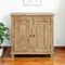 Homeroots 34in Light Brown Solid Wood Sideboard with Two Doors 488492 - alternate 5