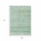 Homeroots 9' X 12' Artichoke Green And Beige Trellis Washable Indoor Outdoor Area Rug 616482 - alternate 7