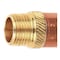 Woodford Freezeless Wall Faucet 1/2in MPT Sweat Anti-Siphon Brass Brass 19CP-12 - alternate 1