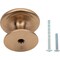 Designperfect 1-1/4 Diameter Round Cabinet Knob, Champagne Bronze/Gold DPA-R18KCBZ - alternate 5