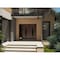 Vdomdoors Front Exterior Prehung Aluminum Double Doors Ronex1277 Brown 1 Sidelight Mirrored Clear Glass Entry RONEX1277DEXD-BRW-W72+16xH80-RH-I - alternate 3