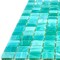 Apollo Tile Celestial 12 in. x 12 in. Glossy Cyan Blue Glass Mosaic Wall and Floor Tile 20 sq. ft./case, 20PK APLST88BL521A - alternate 6