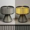 Jonathan Y Zelda 12.8" Modern Art Deco Paper Pleated Shade Accent LED Table Lamp, Black/Off-White JYL9107C - alternate 5