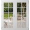Vdomdoors Front Exterior Prehung Metal-Plastic Double Doors Clear Glass / MANUX 8100 White Silk / Office Comm MANUX8100DEXD-WS-W72xH80-RH-I - alternate 1
