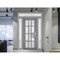 Vdomdoors Front Exterior Prehung FiberGlass Door Frosted Glass / Manux 8312 Grey Ash / 2 Sidelight and Transo MANUX8312EXD-SS-W14+36+14 x H80+14-RH - alternate 3