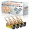 Jrex Safety 4PK HD Ratchet Straps with Flat Hooks, Yellow 2 in x 27 ft Tie Downs RTD227-JR-FH-4PK - alternate 1