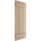 Ekena Millwork Rustic Three Board Spaced Board-n-Batten Knotty Pine Faux Wood Shutters, 17 1/2W x 54H, PR SHUBSS17X54KPPR - alternate 11