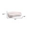 Homeroots 93" Cream Fabric Sofa 574004 - alternate 7