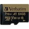 Verbatim Pro Plus 666X 64GB microSDXC Memory Card with Adapter 70002 - alternate 3