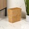 Happimess Zennie Rustic Minimalist Handcrafted Bamboo 1.6-Gal Tapered Stackable Rectangular Wastebasket, 2PK HPM1500A-SET2 - alternate 3