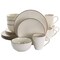 Elama Honey Ivory 16 Piece Stoneware Dinnerware Set in Ivory EL-HONEYIVORY - alternate 1