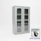 Pucel Heavy Duty Plexiglass Door Cabinet, 48 in W x 84 in H x 24 in D, Putty HDSC-4878-24-4C-PLEX - alternate 1