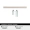 Amerock Cityscape 3-3/4 inch (96mm) Center-to-Center Satin Nickel Cabinet Pull, 25PK 25VMP37131G10 - alternate 4