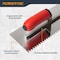 Powertec Stainless Steel Trowel with 3/16in x 3/16in Square Notch, Soft Grip Handle 72206 - alternate 7
