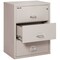 Fireking 3 Drawer, 1 Hr Fire & Impact Rated, 31" Wide Lateral Platinum 3-3122-CPL - alternate 4