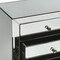 Homeroots 24" Clear Glass Three Drawer Chest 389759 - alternate 4