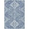 Homeroots 3' X 5' Navy Blue And Denim Blue Medallion Washable Indoor Outdoor Area Rug 589032 - alternate 8