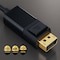 Sanoxy 10ft USB 3.1 Type C Male to DisplayPort 4K at 60Hz Male Cable, Black SNX-CBL-LDRU-3110-1110 - alternate 2