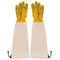 Kings County Tools Long Garden Gloves Breathable Canvas Thorn Proof Leather Gardening Gloves w/ Arm Guard Gauntlet GW03P03-29 - alternate 8