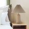 Jonathan Y Arvid 20.5" Rustic Scandinavian Resin/Iron Lighthouse LED Table Lamp w/Pleated Shade, Beige Wood Fini JYL1146A - alternate 7