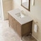 James Martin Vanities Kinnsden 48" Single Vanity, Weathered Oak w/ 3 CM Siberian Silestone Top D680-V48-WTO-3SFR - alternate 8