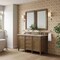 James Martin Vanities Brittany 60" Double Vanity, Saddle Brown, w/ 3 CM Siberian Silestone Top 650-V60D-SBR-3SFR - alternate 5