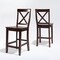 Crosley X-Back 2-Piece Counter Height Bar Stool Set CF500424-MA - alternate 6