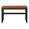 Homeroots Adjustable Brown and Black Wood and Metal Sled Computer Desk 489932 - alternate 6