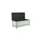 Homeroots Rectangular Green Wooden With Seat Cushion And Inside Storage Bench 379862 - alternate 7