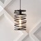 Jonathan Y Helisa 7.25" 1-Light Modern Contemporary Iron Spiral LED Pendant, Oil Rubbed Bronze JYL7910B - alternate 7