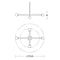Afx Lane - LED Pendant - Black LANP36LAJUDBK - alternate 6