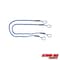 Extreme Max Extreme Max 3006.3072 BoatTector Bungee Dock Line Value 2-Pack - 8', Blue 3006.3072 - alternate 1