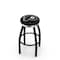 Holland Bar Stool Co 30" Blk Wrinkle Philadelphia Flyers Swivel Bar Stool, Chrome Ring L8B2C30PhiFly-B - alternate 1