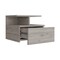 Homeroots 12" Light Gray Wood One Drawer Nightstand 529081 - alternate 9