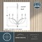 Vaxcel Fern Ridge 5-Light Traditional Chandelier, Heritage Gold, Candle Style, 24-In. Wide H0324 - alternate 7