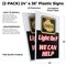 Signmission Check Engine Light, Plastic Signs Only 24 Inch x 36 Inch, Corrugated Plastic, 2PK CSB-2436-2PACK-Check Engine Light - alternate 2