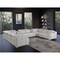 Homeroots Light Gray Italian Leather Power Reclining U Shaped Ten Piece Corner Sectional With Console 632580 - alternate 7