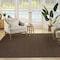 Homeroots 8' X 10' Dark Brown And Brown Geometric Indoor Outdoor Area Rug 551535 - alternate 7