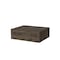 Homeroots 5" Brown Wood One Drawer Floating Nightstand 546181 - alternate 11