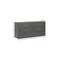 Homeroots 63" Dark Grey Solid And Manufactured Wood Six Drawer Dresser 490825 - alternate 3