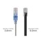 Monoprice Slim Cat6A Patch Cable, PK10, 14 ft.Gray 15171 - alternate 4