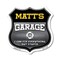 Signmission Matt's Garage I Can Fix Everything But Stupid, 12 Inch X 12 Inch, Aluminum Metal Sign SHI-A-12-490-MATT - alternate 1