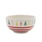 Homeroots Set of Four 6" White Green And Red Ceramic Christmas Trees Round Candy or Nut Bowls 638947 - alternate 3