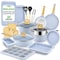 Nutrichef 22‑Piece Non‑Stick Ceramic Pots and Pans Set NCCW22GRA - alternate 1