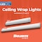 Bulbrite 2 ft. 3000K LED Dimmable Wraparound Light W/ Battery Backup (120-277v), 2300lm, White 773504 - alternate 4